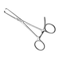 Allis Bone Clamp 15.9cm Two Coated Ends - Ratcheted Opening 35mm