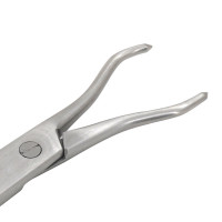 Pointed Fracture Reduction Clamp 5 1/2" Curved Left and Straight Right with Speed Lock