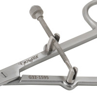 Pointed Fracture Reduction Clamp 7" Curved Left and Right with Speed Lock