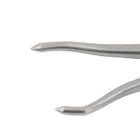 Pointed Fracture Reduction Clamp 7" Curved Left and Straight Right with Speed Lock