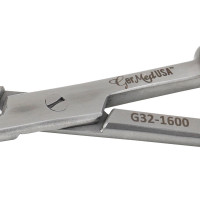 Pointed Fracture Reduction Clamp 7" Curved Left and Straight Right with Speed Lock