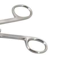 Pointed Fracture Reduction Clamp 7" Curved Left and Straight Right with Speed Lock