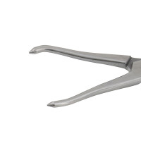 Pointed Fracture Reduction Clamp 7" Straight Left and Right Curved with Speed Lock