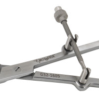 Pointed Fracture Reduction Clamp 7" Straight Left and Right Curved with Speed Lock