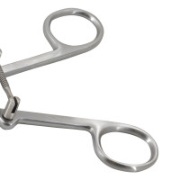 Pointed Fracture Reduction Clamp 7" Straight Left and Right Curved with Speed Lock