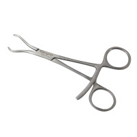 Pointed Fracture Reduction Clamp Small 5 1/2" Curved Left and Right with Ratchet