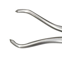 Pointed Fracture Reduction Clamp Small 5 1/2" Curved Left and Right with Ratchet