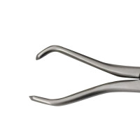 Pointed Fracture Reduction Clamp Small 5 1/2" Straight Left and Curved Right with Ratchet