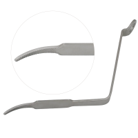 Bent Hohmann Retractor  9.75" Narrow 19mm Extra Grip Tip