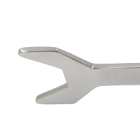 Proximal Tibial TKA Retractor 12" Depth from Bend 5" Blade Width 1.5"