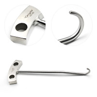 Lombardi Bone Hook 10" Small 25mm