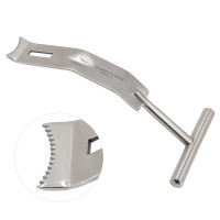 Modified Fukuda Type Retractor 8 1/2" Wide Blade 1.25" Blade Depth 3.75"