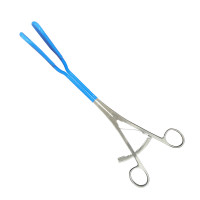 Lateral Vaginal Retractor Blue Coated 11″ Closed Elongated Shanks - Large