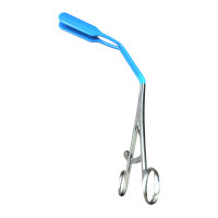 Lateral Vaginal Retractor Blue Coated 11″ Closed Elongated Shanks - Large