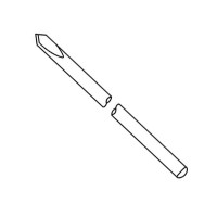 Steinmann Pin Single Diamond Round 9" Diameter 2.0mm (5/64") pkg/6