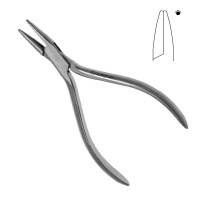 Needle Nose Pliers 5 1/2" One Round 2mm Tip Delicate