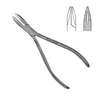 Needle Nose Pliers 6" Serrated Jaw 2mm Tip