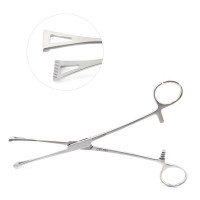Collin Duval Lung Grasping Forceps 9" Wide Jaws 1"