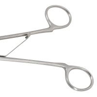 Smithwick Clip Applying Forceps Curved jaws Straight Handles Size 9"