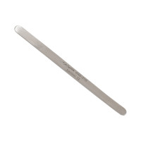 Davis Brain Spatula 7" x 1/2" Malleable Stainless Steel