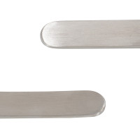 Davis Brain Spatula 7" x 1/2" Malleable Stainless Steel