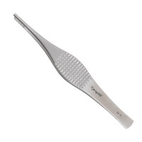 Ferris Smith Tissue Forceps Serrated Platform Tips with 1x2 Teeth Size 7"