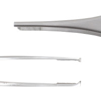 Ferris Smith Tissue Forceps Serrated Platform Tips with 1x2 Teeth Size 7"