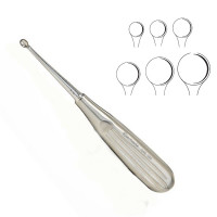 Brun Bone Curette Round Cup 3.3mm 6 3/4"
