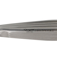 Brun Curette Hollow Handle Straight Shaft Oval Cup 8” #6 (8.8mm)