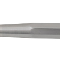 Brun Curette Solid Handle Straight Shaft Oval Cup 9” #2/0 (3.3mm)