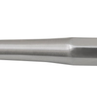 Brun Curette Solid Handle Straight Shaft Oval Cup 9” #0 (3.7mm)