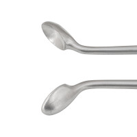 Epstein Curette 9" Hollow Handle Reverse Angle Oval Cups #2/0 (2.8mm)