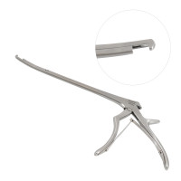 Micro Kerrison Foraminotomy Rongeurs 8" Shaft 4mm Curved Left
