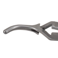 Debakey Bulldog Clamp Cross Action Curved 7.5cm 2cm Tip