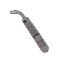 Debakey Bulldog Clamp Cross Action Curved 7.5cm 2cm Tip