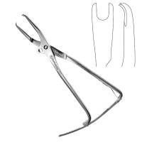 Bishop Bone Forcep  9" Adjustable Jaw With Ratchet
