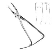 Bishop Bone Forcep 12 1/2" Adjustable Jaw With Ratchet