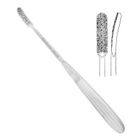 Diamond Nose Rasp 7 1/2" Single Ended Curved 7mm Tip