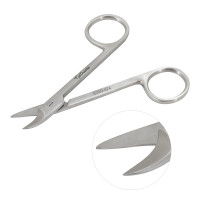 Wire Cutting Scissors 4" Curved Smooth - For Cerclage Wire Only