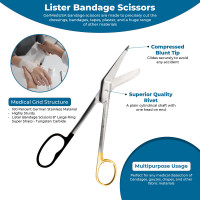 Lister Bandage Scissors Super Sharp Tungsten Carbide