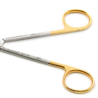 Metzenbaum Scissors  Straight Tungsten Carbide Insert Blades Left Hand