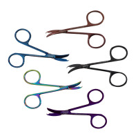 Northbent - Shortbent Stitch Scissors 3 1/2", Color Coated