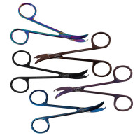 Northbent - Shortbent Stitch Scissors 4 1/2" Color Coated