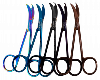 Northbent - Shortbent Stitch Scissors 4 1/2" Color Coated