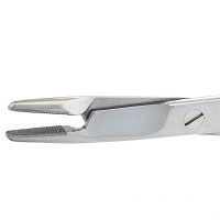 Olsen Hegar Needle Holder with Scissors Tungsten Carbide Insert Jaws - Left Hand