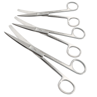 Operating Scissors Sharp Blunt Points Curved