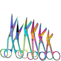 Rainbow Color Coated Bandage Scisso...