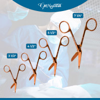 Rose Gold Color Coated Bandage Scissors