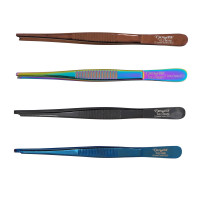 Thumb Tissue Forceps 5 inch 1x2 Teeth C...